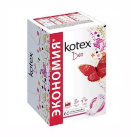 *Kotex Ежедневные прокладки Super Slim Liners №50 +10